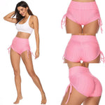 Culotte de Yoga à Bulles Jacquard d'été - ciaovie