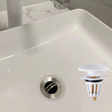 Drain de rebond escamotable pour évier en céramique