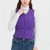Gilet en coton duveteux