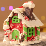 Maison de Noël en argile molle