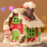 Maison de Noël en argile molle