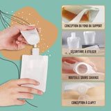 Sac d'emballage de distribution de fluide de voyage portable