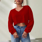 T-shirt Ample à Encolure en V