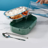 Boite à repas portable de grande capacité en acier inoxydable