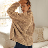 Pull décontracté en peluche