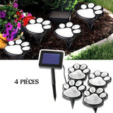 Lampe de jardin solaire à griffes d'ours