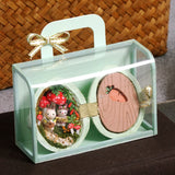 Modèle de maison en forme de noyer microscopique bricolage créatif