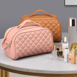 Sac à Cosmétiques en Plaid Matelassé