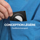 Porte-cartes en aluminium pour homme