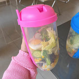 Tasse à salade portative légère Mason