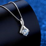 L'âme Sœur Dure Tout le Temps - Collier Pendentif Scintillant