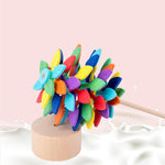 🎁 Jouet de Soulagement du Stress en Bois Lollipop