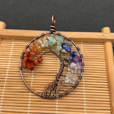 Pendentif Arbre de Vie en Cristal
