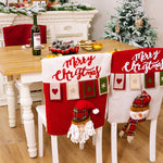 ⛄Housses de chaise de salle à manger décoratives🎅