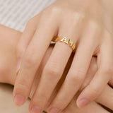 Bague mère en argent sterling
