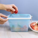 Boîte de rangement pliable en silicone pour aliments