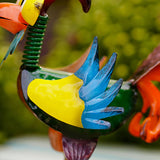 Statue drôle de coq de jardin