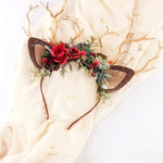 Bandeau de costume en bois de cerf