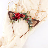 Bandeau de costume en bois de cerf