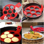 Anneau de moule à crêpes en silicone antiadhésif