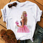 T-shirt graphique mignon
