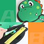 Tableau occupé de puzzle de dinosaure
