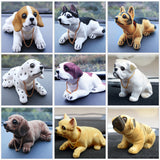 Décoration de voiture de chien hochant la tête