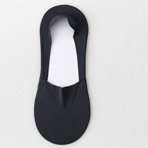 Chaussettes confortables en soie glacée antidérapantes