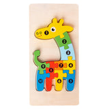 Puzzle en bois 3D éducatif pour enfants
