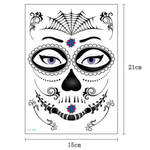 Autocollant de Tatouage Temporaire Étanche pour Halloween