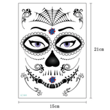 Autocollant de Tatouage Temporaire Étanche pour Halloween