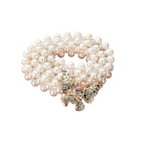 Chaîne de taille avec boucle de ceinture papillon perle