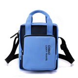 Sac à bandoulière décontracté en nylon de couleur contrastante