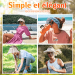 Bandeaux de chapeaux de soleil anti-UV
