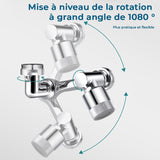 Robinet d'extension multifonctionnel rotatif
