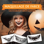 autocollants de tatouage de fête d'horreur d'Halloween