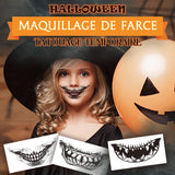 autocollants de tatouage de fête d'horreur d'Halloween