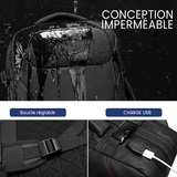 Sac de Voyage Décontracté pour Ordinateur Portable Étanche pour Hommes