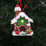 Maison de Noël en argile molle