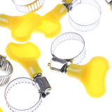 Ensemble de Collier de Serrage en Acier Inoxydable Vissés à la main (20 pièces)