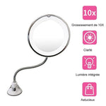 LED Miroir de Maquillage Grossissant - ciaovie