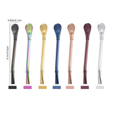 Cuillère à café paille en acier inoxydable