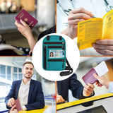 Portefeuille de voyage avec porte-passeport anti-RFID