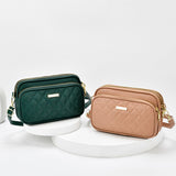 Sac à bandoulière triple zip