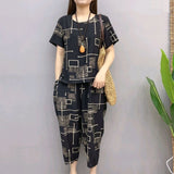 Ensemble De Deux Pièces Á La Mode Imprimée