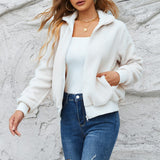 Veste à poche ample à revers