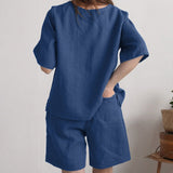 Costume short ample grande taille