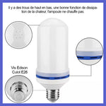 Ampoule à Flamme LED avec Effet de Détection de Gravité