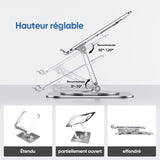 Support pour ordinateur portable rotatif à 360°