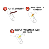 Baguettes fourrées par soudage par solution